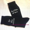 Calcetines personalizados "Soy el..." en letra elegante - Imagen 2